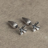 Gothic Carrot Earrings 925 Sterling Silver Real Ear Cuffs Women