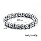 Punk Style Stainless Steel Mens Bracelet Biker Bicycle Chain Jewelry