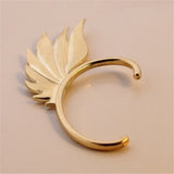 Punk Fairy Chain Ear Cuff Wings Earrings Clip Man Woman Gift
