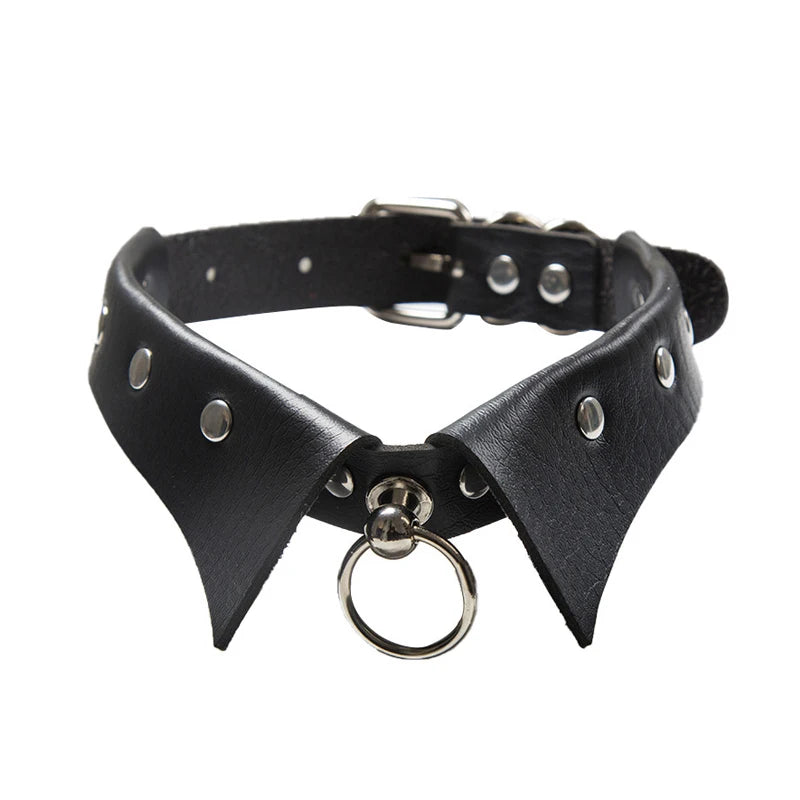 Punk Style Gothic Leather Collar Rivets Choker