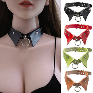 Punk Style Gothic Leather Collar Rivets Choker