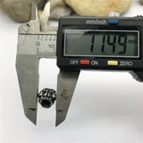 Skull Head Cross Beads 5mm Hole Stainless Steel Big Hole Beads