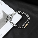 Thick Chain Mountaineering Buckle Bracelet Nightclub Personality