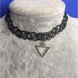 Vintage Punk Elastic Chokers Necklace for Women