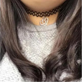 Vintage Punk Elastic Chokers Necklace for Women