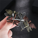 Punk Vintage Hair Jewelry Numeral Elephant Hair Clip