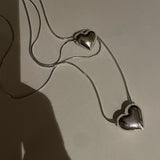 Vintage Metal Love Pendant Necklace for Women