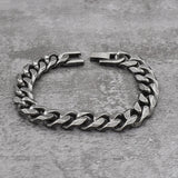Punk Vintage Stainless Steel Rock Bangle Bracelet Chain Jewelry Hip Hop