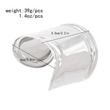 Punk Women Open Bracelets Golden Club Party Alloy Statement Armlets Charms
