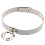 Punk Gothic Studded Leather Choker Necklace