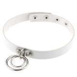 Punk Gothic Studded Leather Choker Necklace