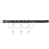 Punk Spike Leather Choker Necklace for Women
