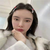 Punk Metal Machine Hairpin Female Hair Accessories Sense Edge Clip