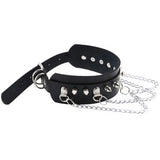 Punk Rivet Spike Leather Choker Necklace for Women