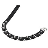 Punk Rivet Spike Leather Collar Sexy Choker Necklace
