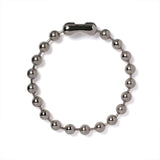 Vintage Harajuku Stainless Steel Beads Necklace Hiphop Choker