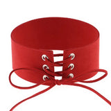 Punk Velvet Bondage Choker Necklace