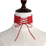 Punk Velvet Bondage Choker Necklace