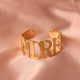 Punk Stainless Steel Bracelet Women Personalized Golden Jewelry