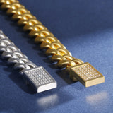 Punk Titanium Steel Cuban Chain Men's Bracelet