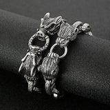 Punk Boar Bracelet Titanium Steel Men's Jewelry