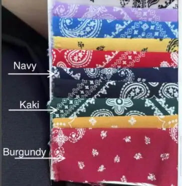 Punki Rope Print Bandana Necklace Beach Cloth Pendant Jewelry