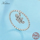 Sterling Silver Puppy Cat Paws Ring with Bear Paw Pendant Charm CZ Rings