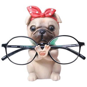Puppy Dog Glasses Holder Stand Eyeglass Retainers Sunglasses Display