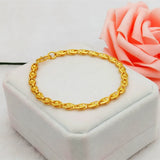 14K Devil's Eye Bracelet Bangles Ring Set for Women
