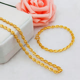 14K Devil's Eye Bracelet Bangles Ring Set for Women