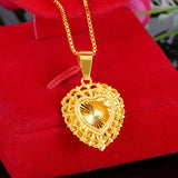14k Gold Plated Love's Companion Pendant Necklace for Women Anniversary