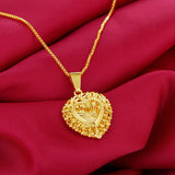 14k Gold Plated Love's Companion Pendant Necklace for Women Anniversary