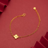 18K Love Pendant Bracelet Vintage Jewelry Woman