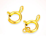 18K Yellow Gold Spring Clasp for Necklace Bracelet AU750