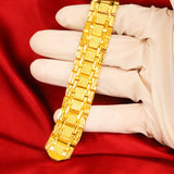 24K Watch Chain Bangles for Women - Multi-style Bracelet Hand Chain