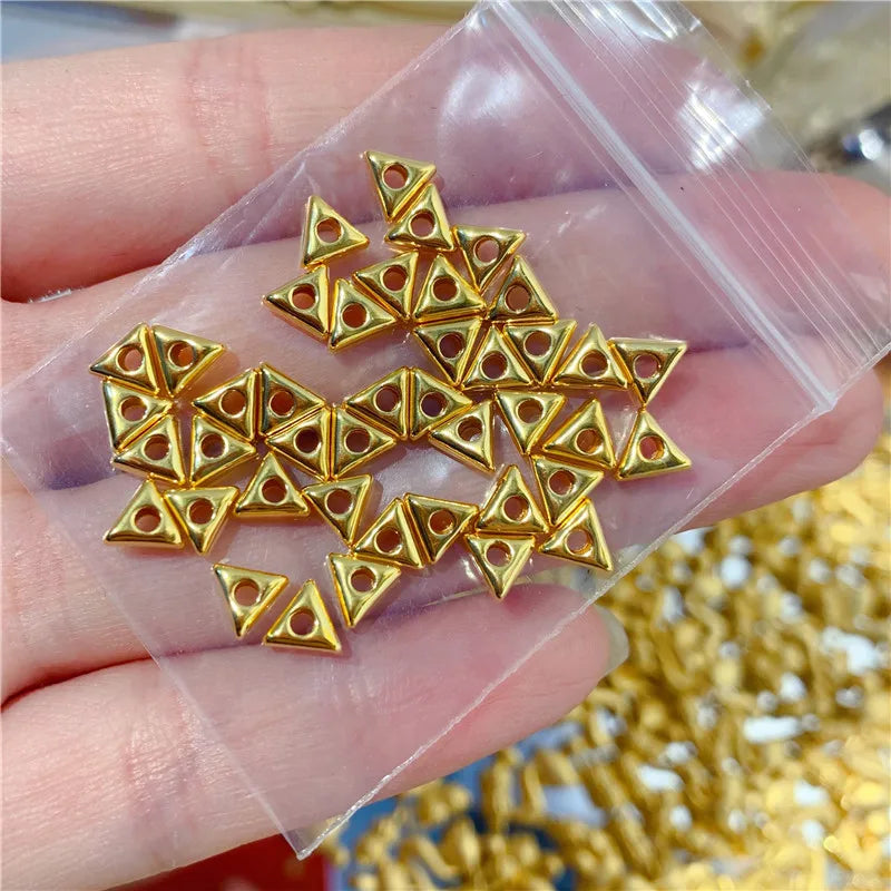24K Yellow Bracelet 999 Triangle Bracelet 1pcs