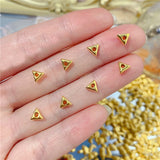 24K Yellow Bracelet 999 Triangle Bracelet 1pcs