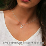 Pure 925 Pendant Necklace Moon Statement Necklaces Chain