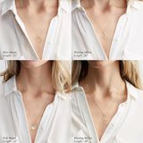 Pure 925 Pendant Necklace Moon Statement Necklaces Chain