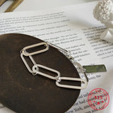 925 Silver Chain Bracelet Fine Jewelry
