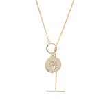925 Silver Relief Coin Pendant Necklace Fine Jewelry
