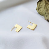 925 Silver European American Stud Earrings Fine Jewelry