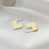 925 Silver European American Stud Earrings Fine Jewelry