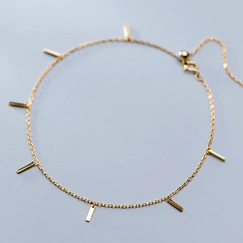 925 Silver Charms Anklets Bracelet Jewelry