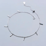 925 Silver Charms Anklets Bracelet Jewelry