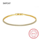 925 Silver Tennis Bracelet with Zirconia Stones