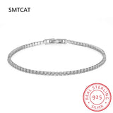 925 Silver Tennis Bracelet with Zirconia Stones