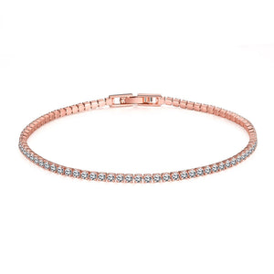 925 Silver Tennis Bracelet with Zirconia, Anniversary Gift