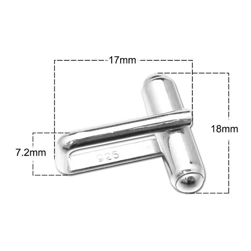 Sterling Silver French Cufflinks Backs Cufflink Accessories Men