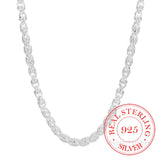 925 Sterling Silver 5mm Chain Necklace for Men